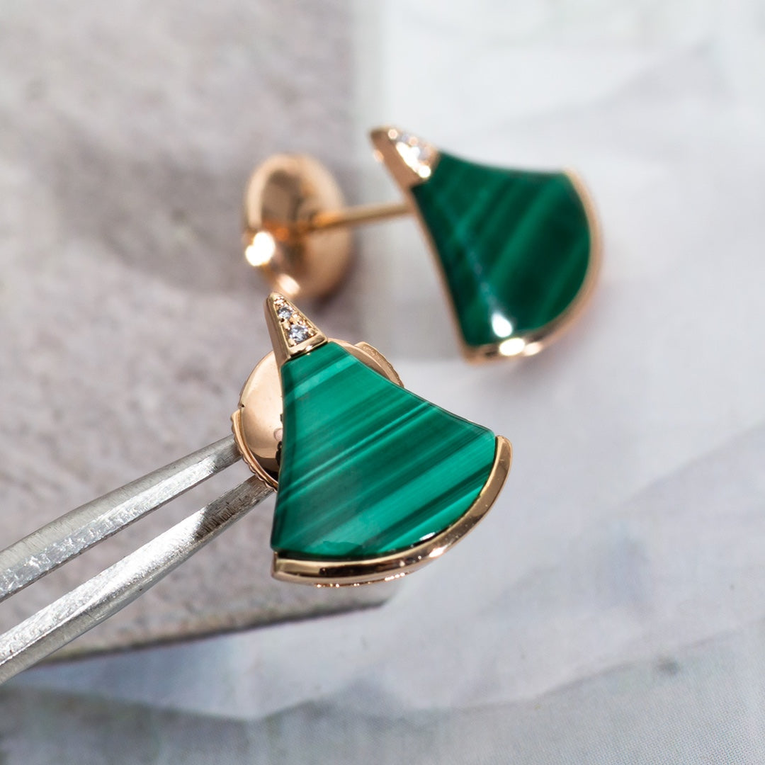 [Clover Jewelry]DIVAS DREAM EARRINGS PINK GOLD