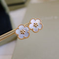 [Clover Jewelry]LUCKY WHITE MOP EARRINGS
