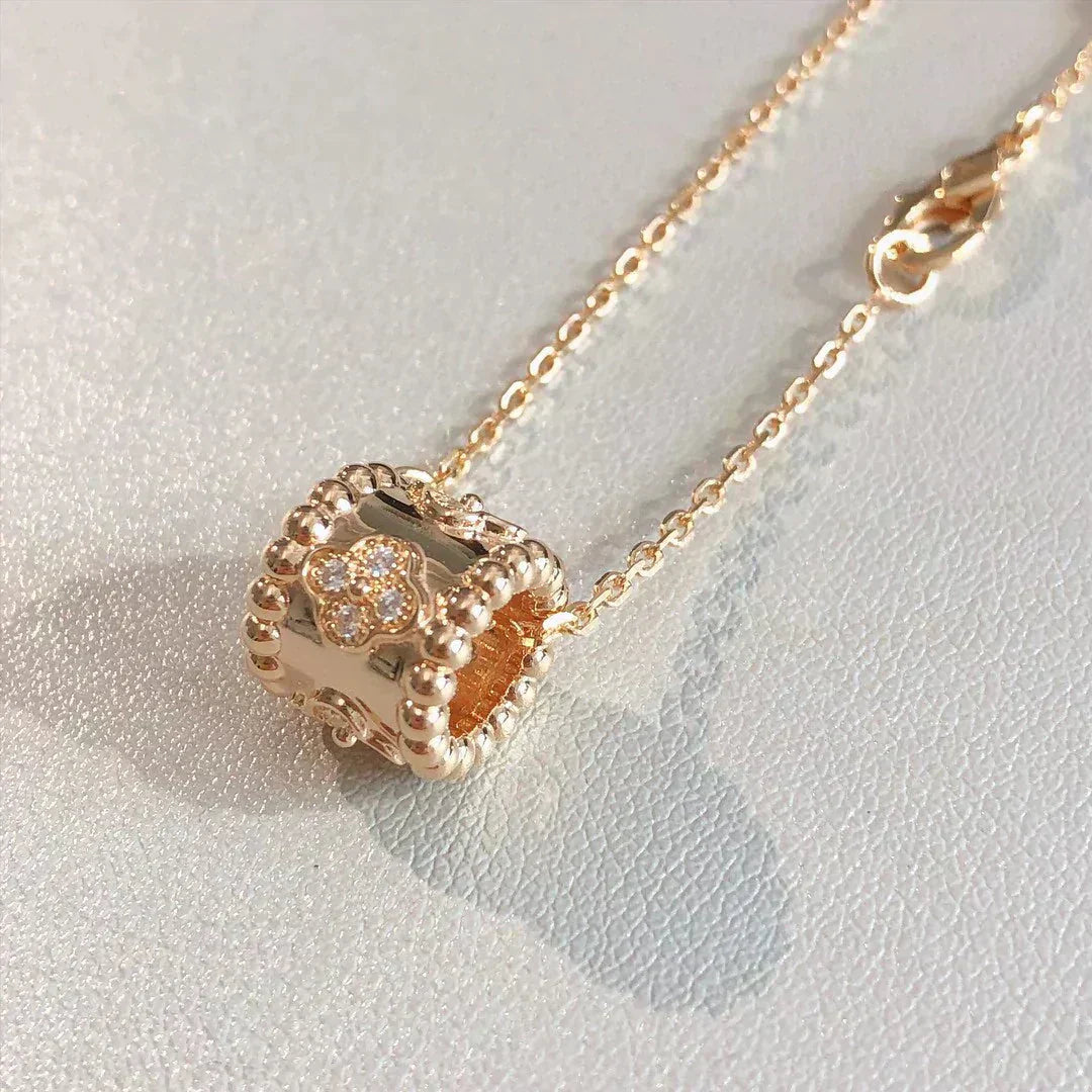 [Clover Jewelry]PERLEE PEDANT NECKLACE GOLD / ROSE GOLD