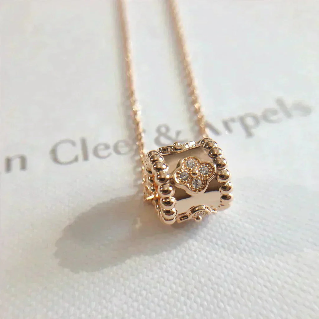 [Clover Jewelry]PERLEE PEDANT NECKLACE GOLD / ROSE GOLD