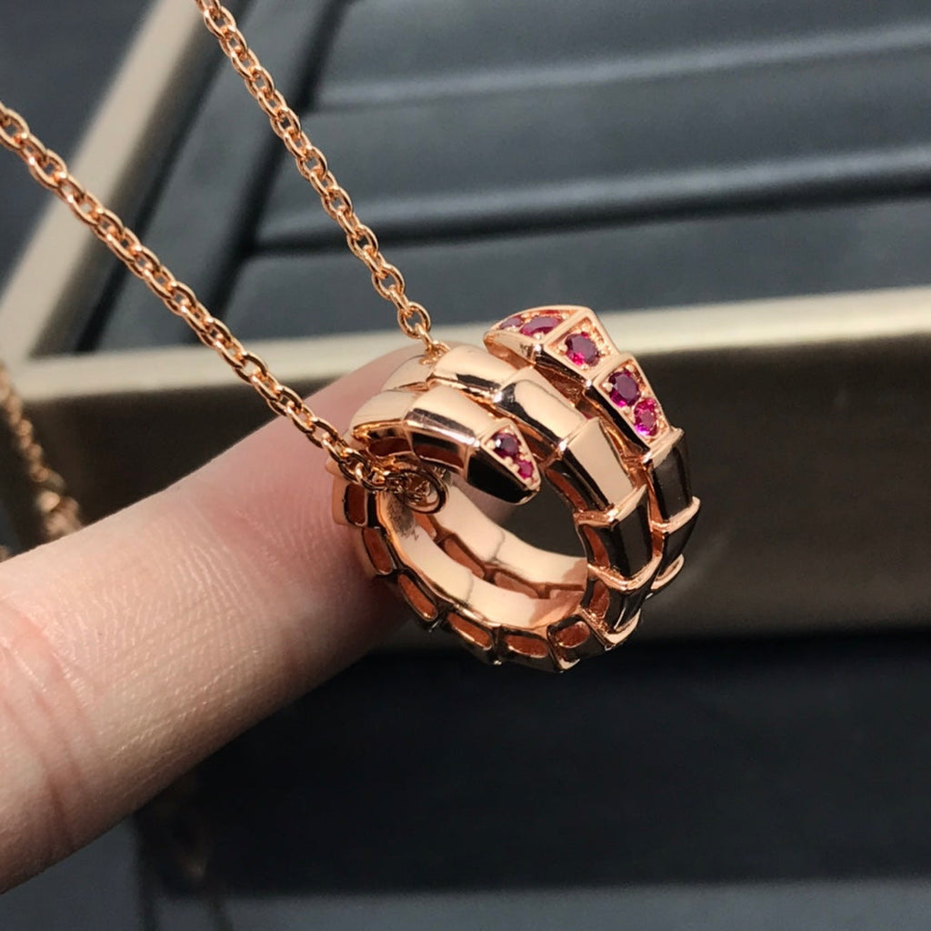 [Clover Jewelry]SERPENTI ANHÄNGER-HALSKETTE