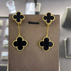 [Clover Jewelry]CLOVER 2 MOTIFS  EARRINGS (MULTIPLE CHOICESC