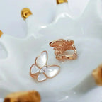 [Clover Jewelry]BUTTERFLY MOP DIAMOND EARRINGS