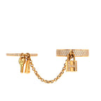[Clover Jewelry]HM KELLY CLOCHETTE DOUBLE RING IN  WITH DIAMONDS