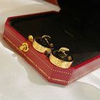 [Clover Jewelry]LIEBESOHRRINGE 5,7MM 2 DIAMANTEN