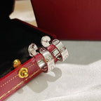 [Clover Jewelry]LIEBESOHRRINGE 5,7MM 2 DIAMANTEN