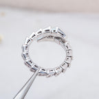 [Clover Jewelry]SERPENTI RING SILVER DIAMOND PAVED 4MM