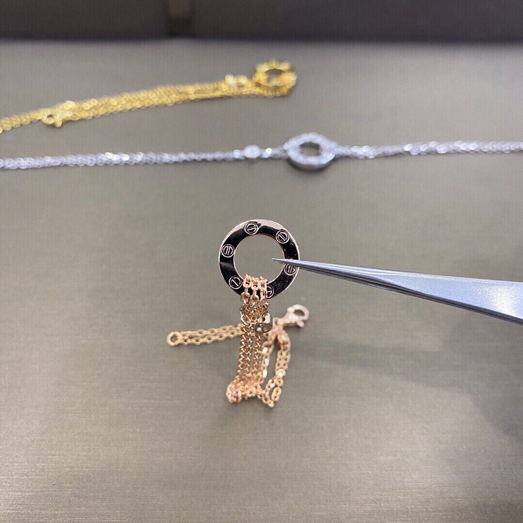 [Clover Jewelry]LOVE ARMBAND 2 DIAMANTEN