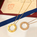 [Clover Jewelry]LOVE NECKLACE 16MM 3 DIAMONDS