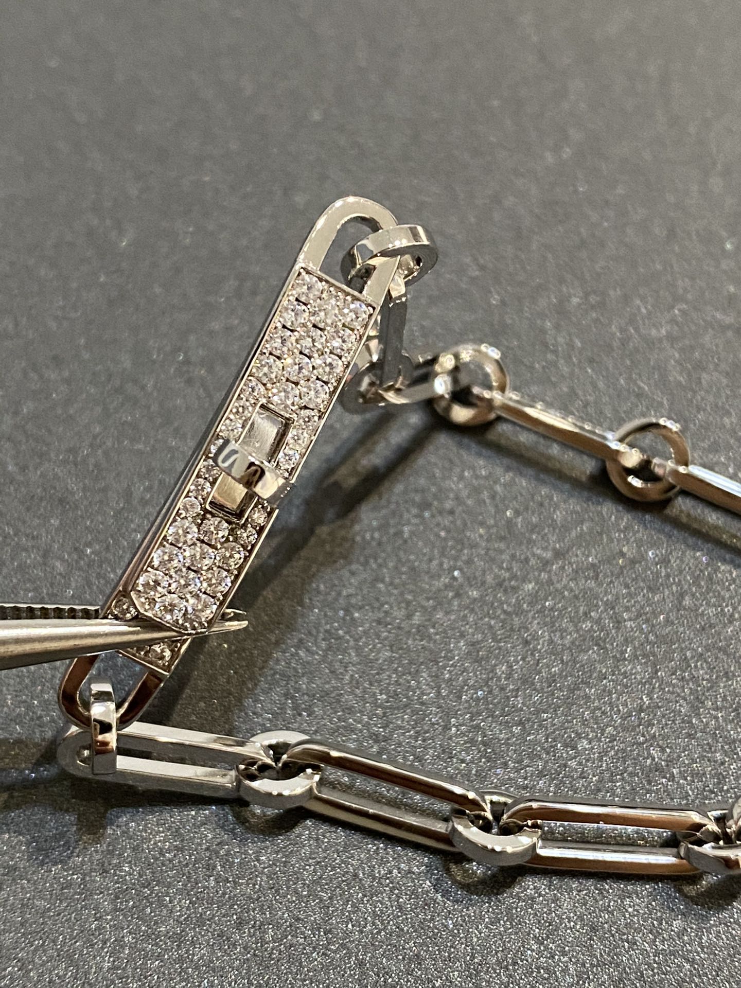 [Clover Jewelry]CHAINE BRACELET SMALL MODEL DIAMOND