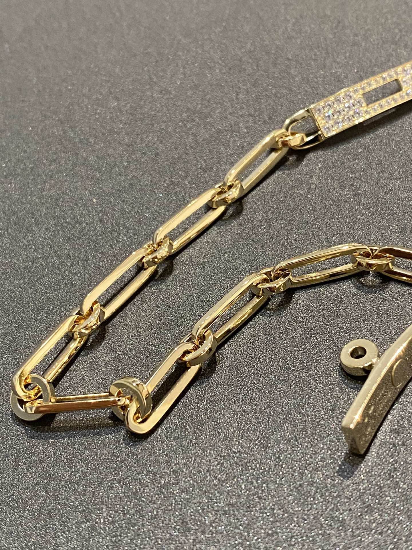 [Clover Jewelry]CHAINE BRACELET SMALL MODEL DIAMOND