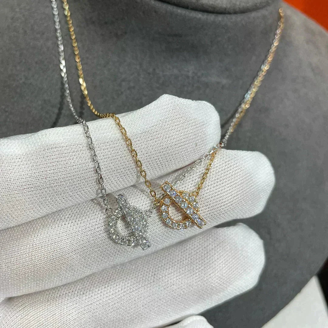 [Clover Jewelry]ECHAPEE NECKLACE DIAMOND