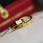 [Clover Schmuck]LIEBESKETTE DOPPELRING GOLD