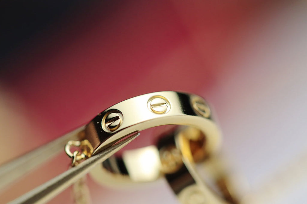 [Clover Schmuck]LIEBESKETTE DOPPELRING GOLD