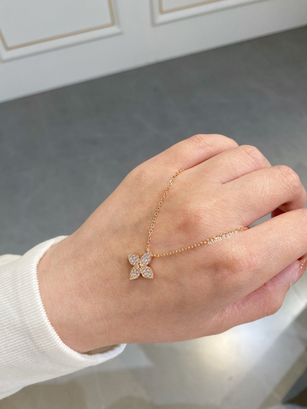 [Clover Jewelry]STAR DIAMOND NECKALCE