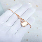 [Clover Jewelry]AMULETTE PEDANT ROSE GOLD NECKLACE