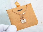 [Clover Jewelry]AMULETTE PEDANT ROSE GOLD NECKLACE