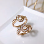 [Clover Jewelry]DREAM RING DIAMOND PINK GOLD