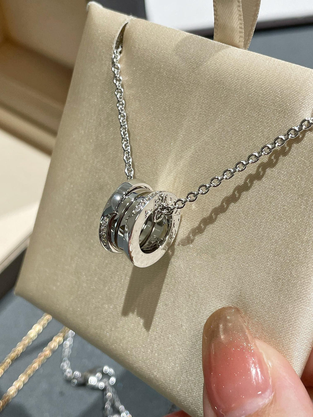 [Clover Jewelry]ZERO 1 NECKLACE DIAMOND