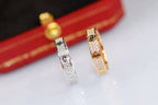 [Clover Jewelry]LOVE RING 3.6MM DIAMOND PAVED