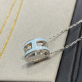 [Clover Jewelry]POP H HELLBLAUE HALSKETTE