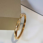 [Clover Jewelry]PANTHERE GOLD DIAMOND OPEN BRACELET