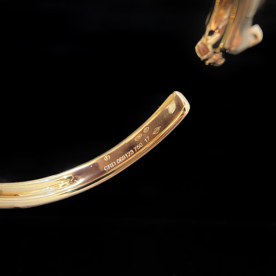 [Clover Jewelry]PANTHERE GOLD OPEN BRACELET
