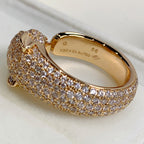 [Clover Jewelry]PANTHERE PINK GOLD DIAMOND RING