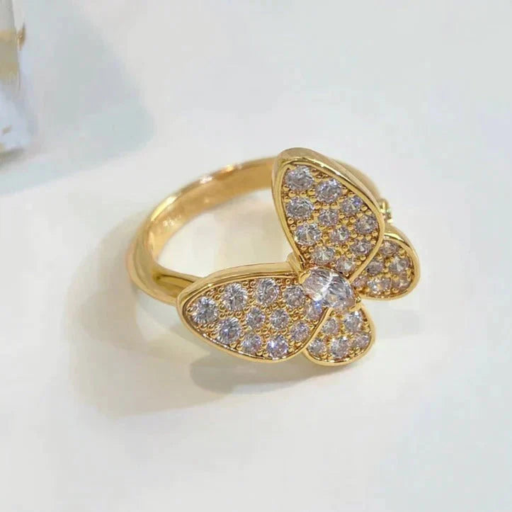 [Clover Jewelry]BUTTERFLY DIAMOND RING