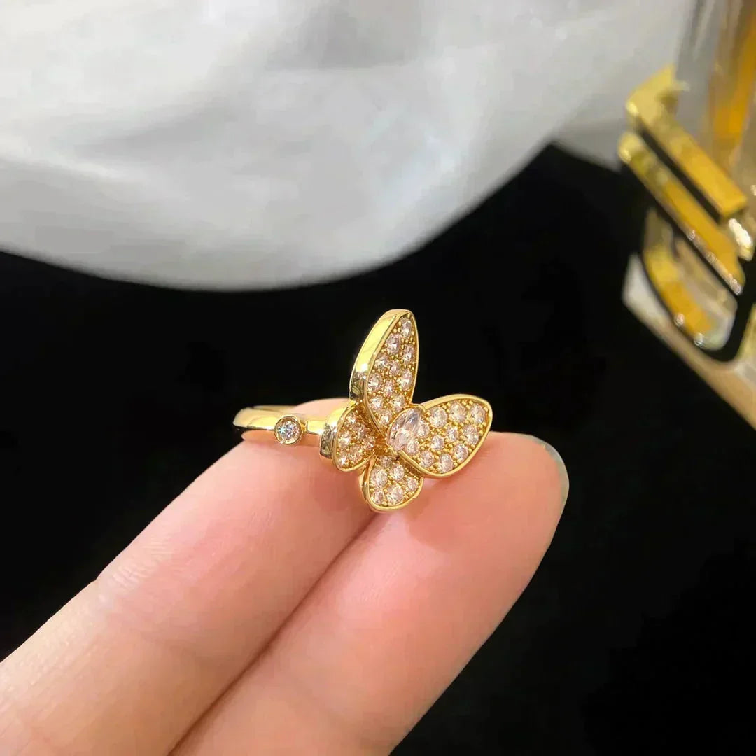 [Clover Jewelry]BUTTERFLY DIAMOND RING