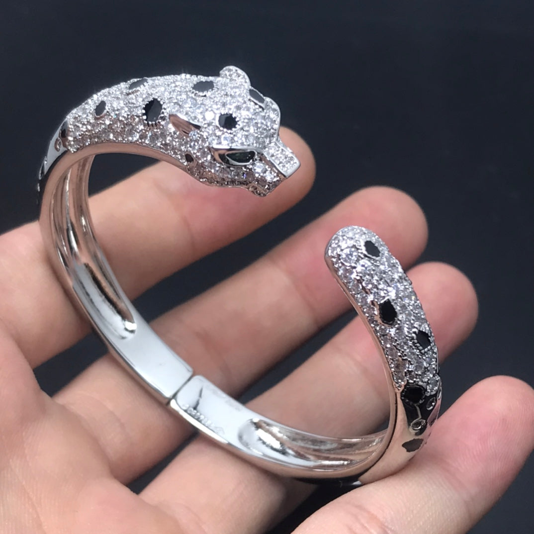 [Clover Jewelry]PANTHERE BIG BRACELET DIAMONDS