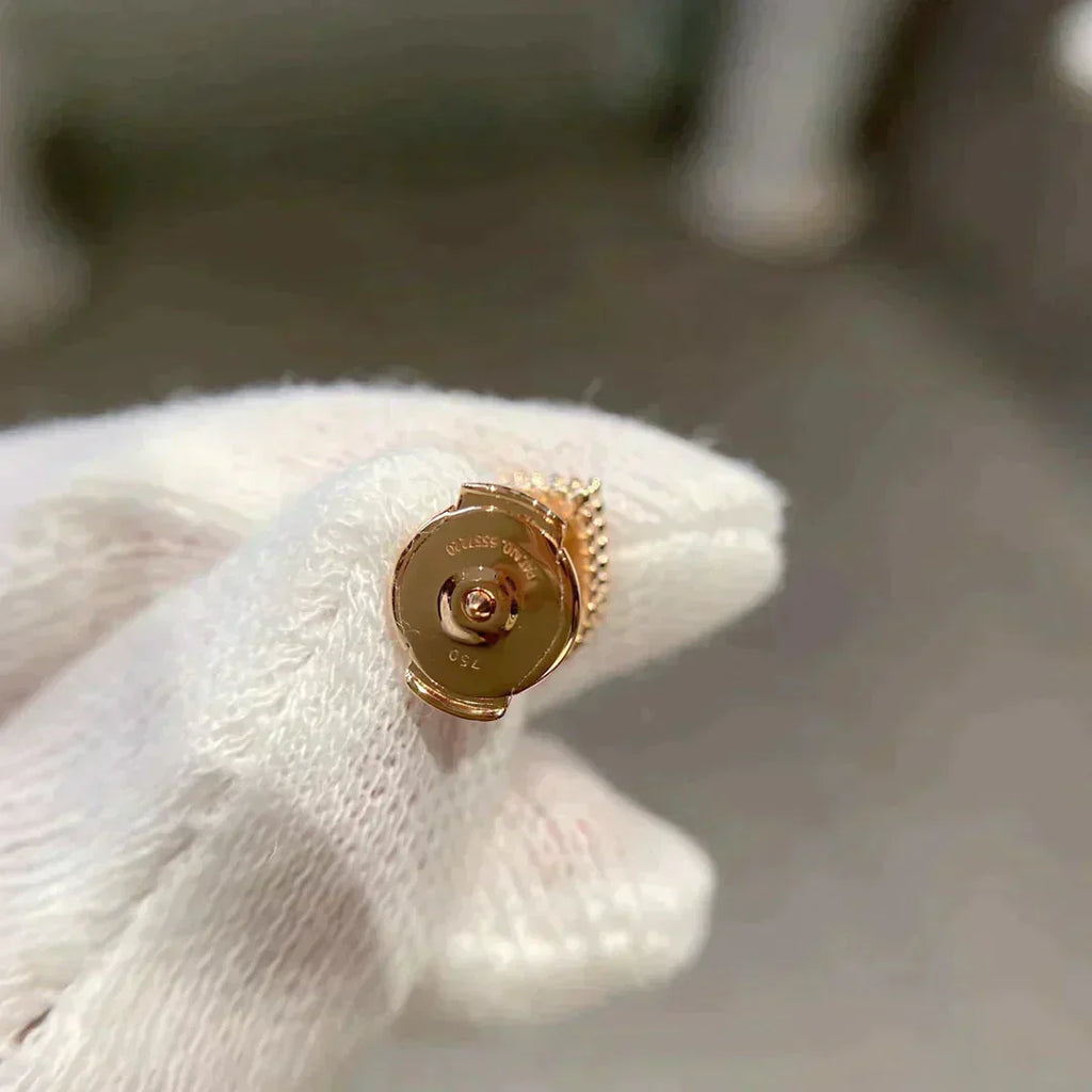 [Clover Jewelry]HEART CARNELIAN STUD EARRINGS