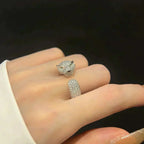 [Clover Jewelry]PANTHERE 5.5MM ALL DIAMOND RING