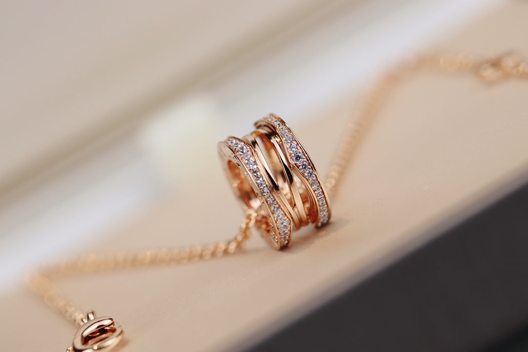 [Clover Jewelry]ZERO 1 ROSÉGOLD-HALSKETTE