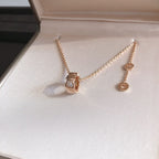 [Clover Jewelry]セルペンティ ペンダント ダイヤモンド ピンクゴールド ネックレス