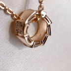 [Clover Jewelry]セルペンティ ペンダント ダイヤモンド ピンクゴールド ネックレス