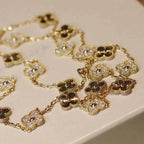 [Clover Jewelry]KLEE 20 MOTIVE LASER DIAMANT HALSKETTE