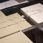 [Clover Jewelry]CLOVER 20 MOTIFS WHITE MOP NECKLACE