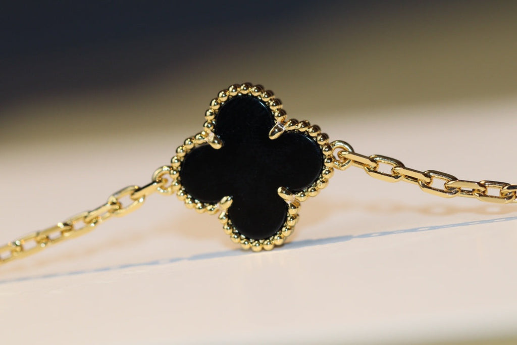 [Clover Jewelry]CLOVER 20 MOTIFS ONYX ROSE GOLD