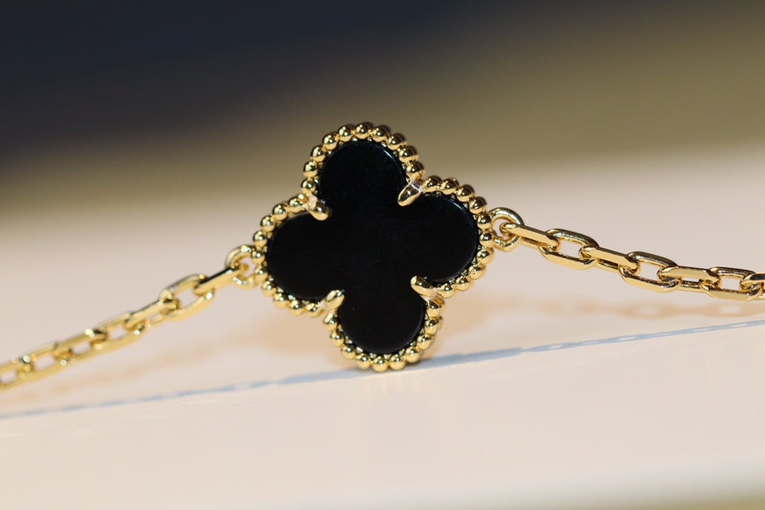 [Clover Jewelry]CLOVER 20 MOTIFS ONYX ROSE GOLD