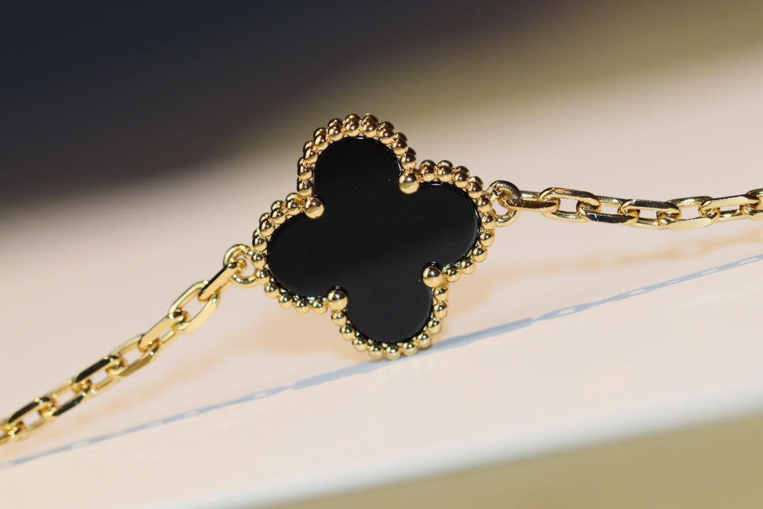 [Clover Jewelry]CLOVER 20 MOTIFS ONYX ROSE GOLD