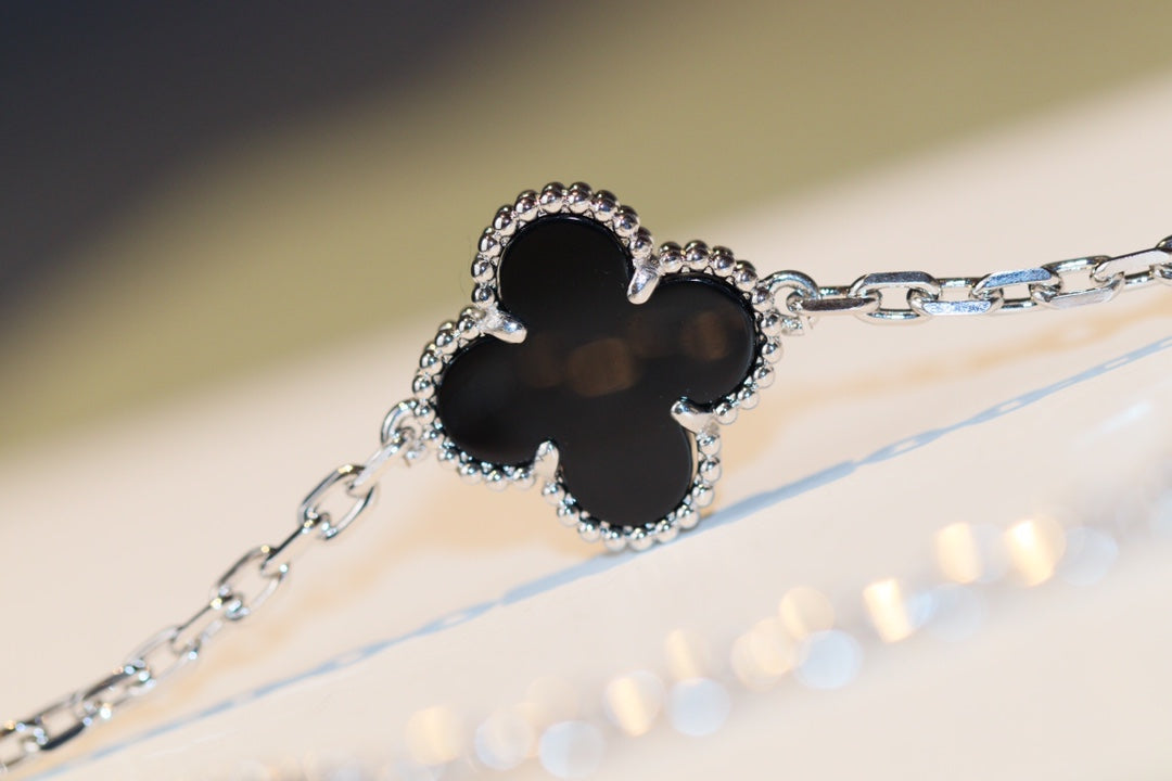 [Clover Jewelry]CLOVER 20 MOTIFS ONYX DIAMOND SILVER