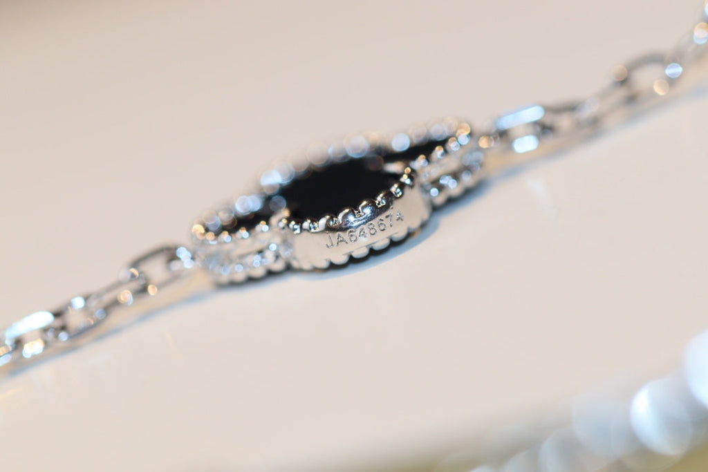 [Clover Jewelry]CLOVER 20 MOTIFS ONYX DIAMOND SILVER