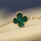 [Clover Jewelry]CLOVER 20 MOTIFS MALACHITE DIAMOND NECKLACE