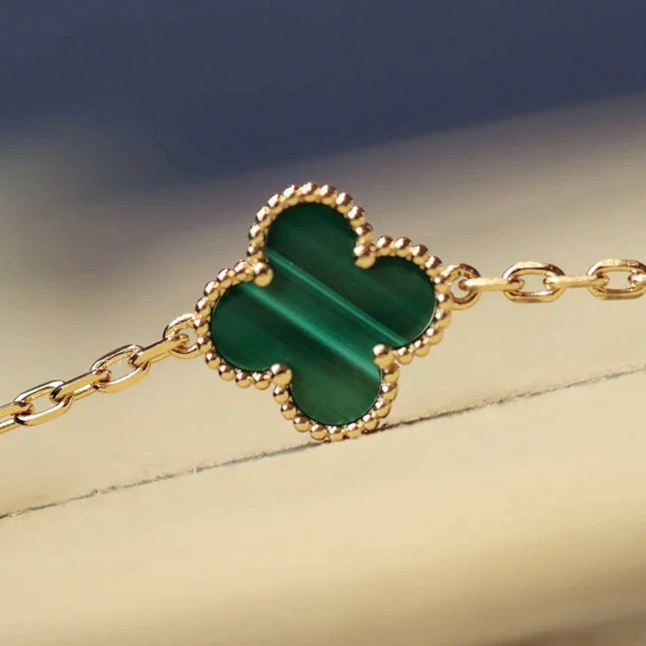 [Clover Jewelry]CLOVER 20 MOTIFS MALACHITE GOLD