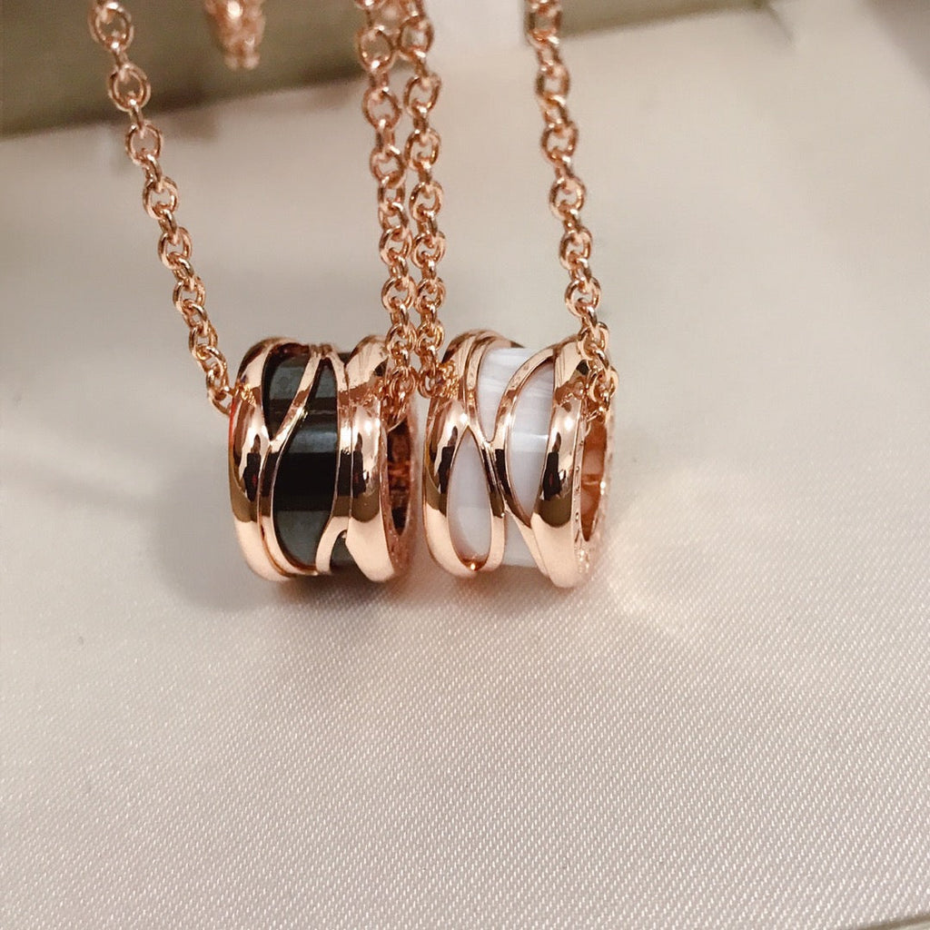 [Clover Jewelry]ZERO 1 FOUR BAND ROSÉGOLD KERAMIK