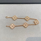 [Clover Jewelry]CLOVER 5 MOTIFS  FULL DIAMOND BRACELET