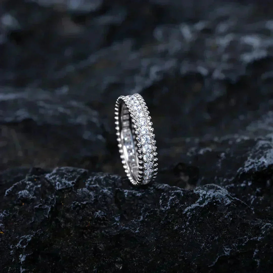 [Clover Jewelry]PERLEE DIAMOND SILVER RING