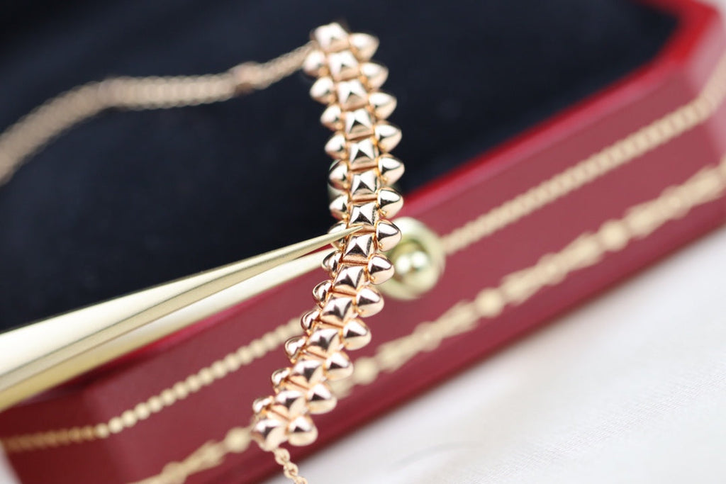 [Clover Jewelry]CLASH PINK GOLD NECKLACE