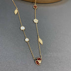[Clover Jewelry]LUCKY SPRING 15 MOTIFS GOLD NECKLACE